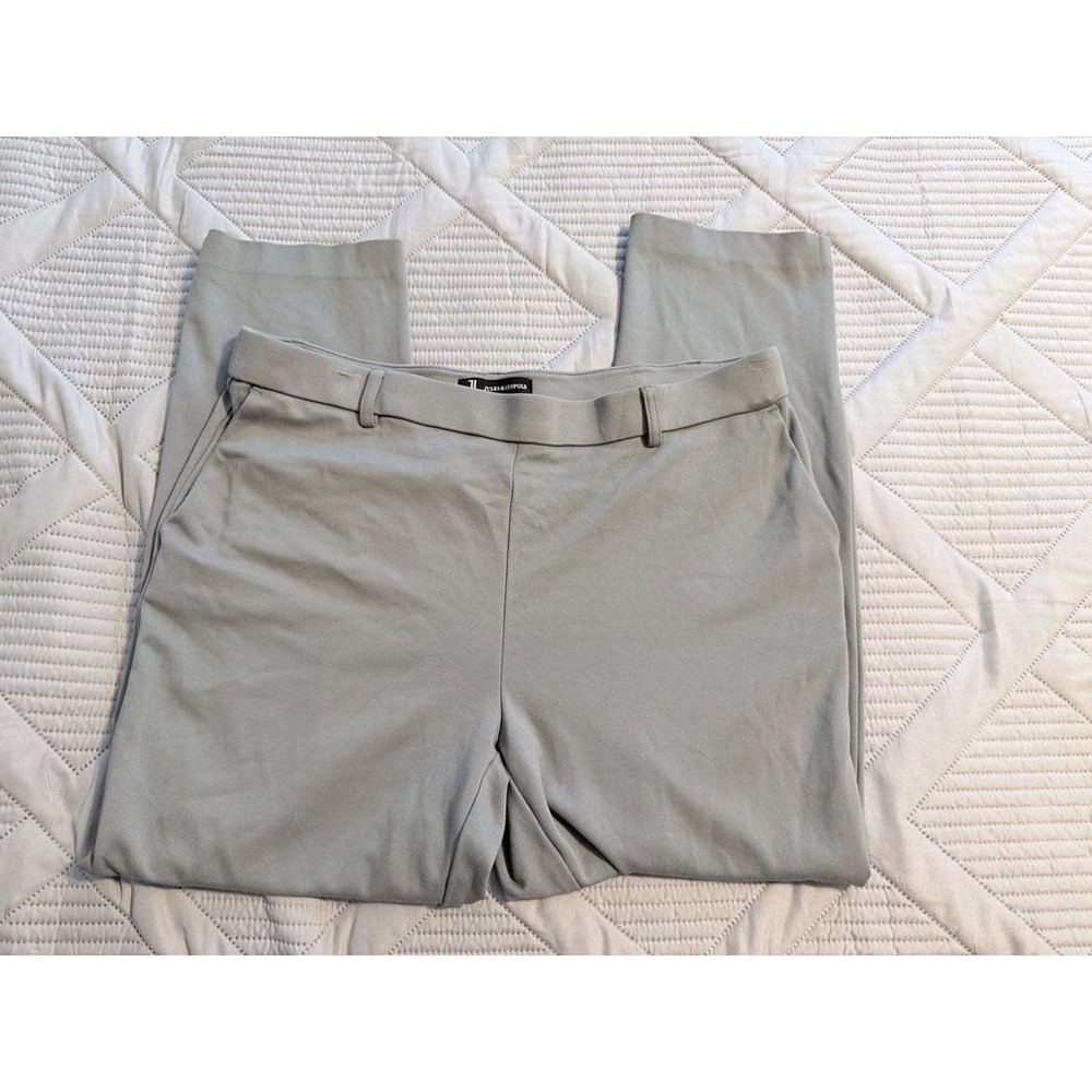 Jules & Leopold Womens Grey Dress Slacks Trousers Workwear PO25693CHU Size L